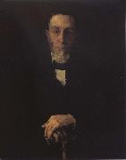 Wilhelm Leibl Portrait of Burgermeister Klein oil on canvas